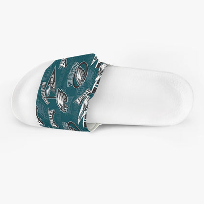 Philadelphia Football Game Day Men's Velcro Slippers