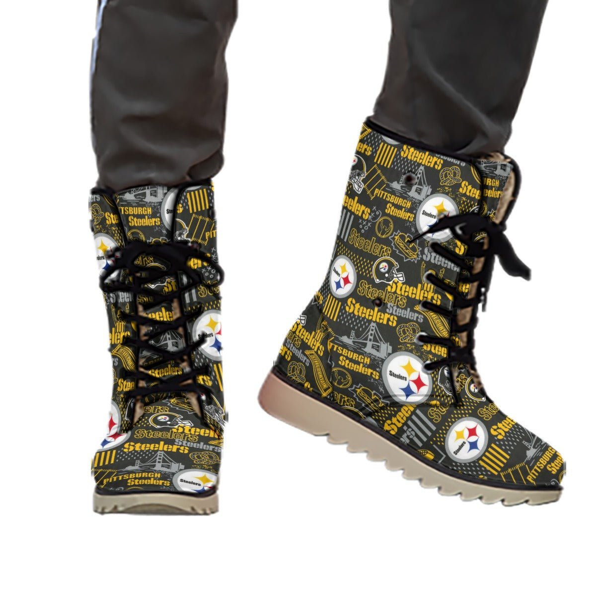 All-Over Print Women's Plush Boots