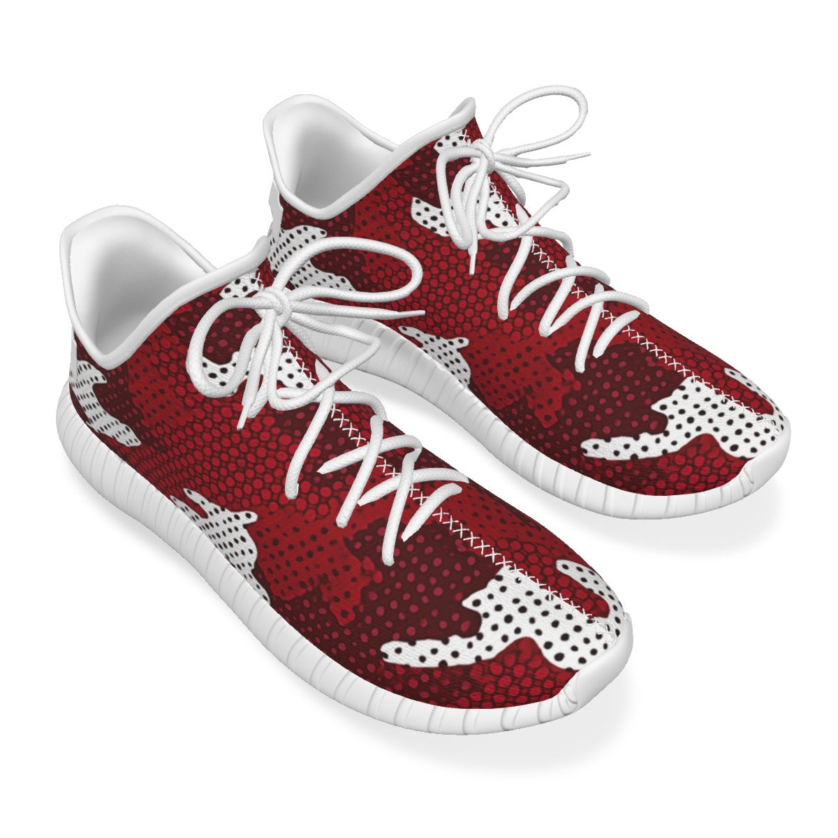 Urban Legend Oklahoma Sooners Crimson Cream White Camo Coconut Sneakers Shoes