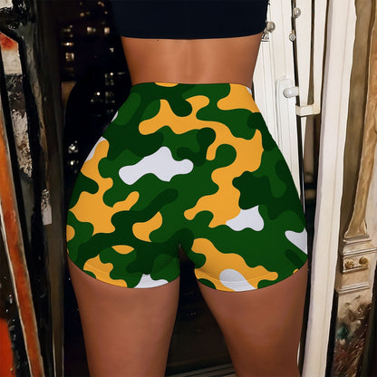 Green Bay Football Game Day All-Over Print Women’s High-Stretch Shorts