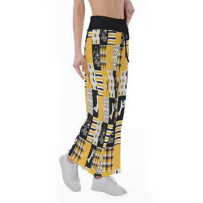 Pittsburgh Steelers Women's High-waisted Straight-leg Trousers