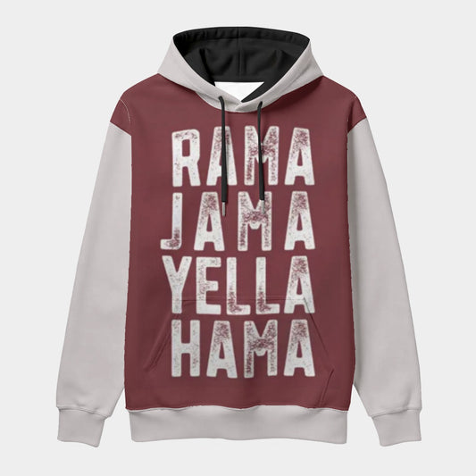 Alabama Rama Jama Yella Hama Hoodie – Crimson and Gray Game Day Sweatshirt