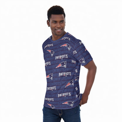 New England Football Game Day All-Over Print Unisex T-Shirt|220GSM KPO03