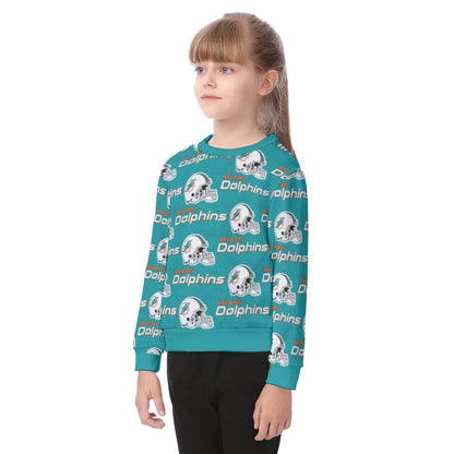 Miami Football Game Day All-Over Print Kid's Sweater