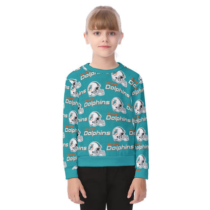 Miami Football Game Day All-Over Print Kid's Sweater
