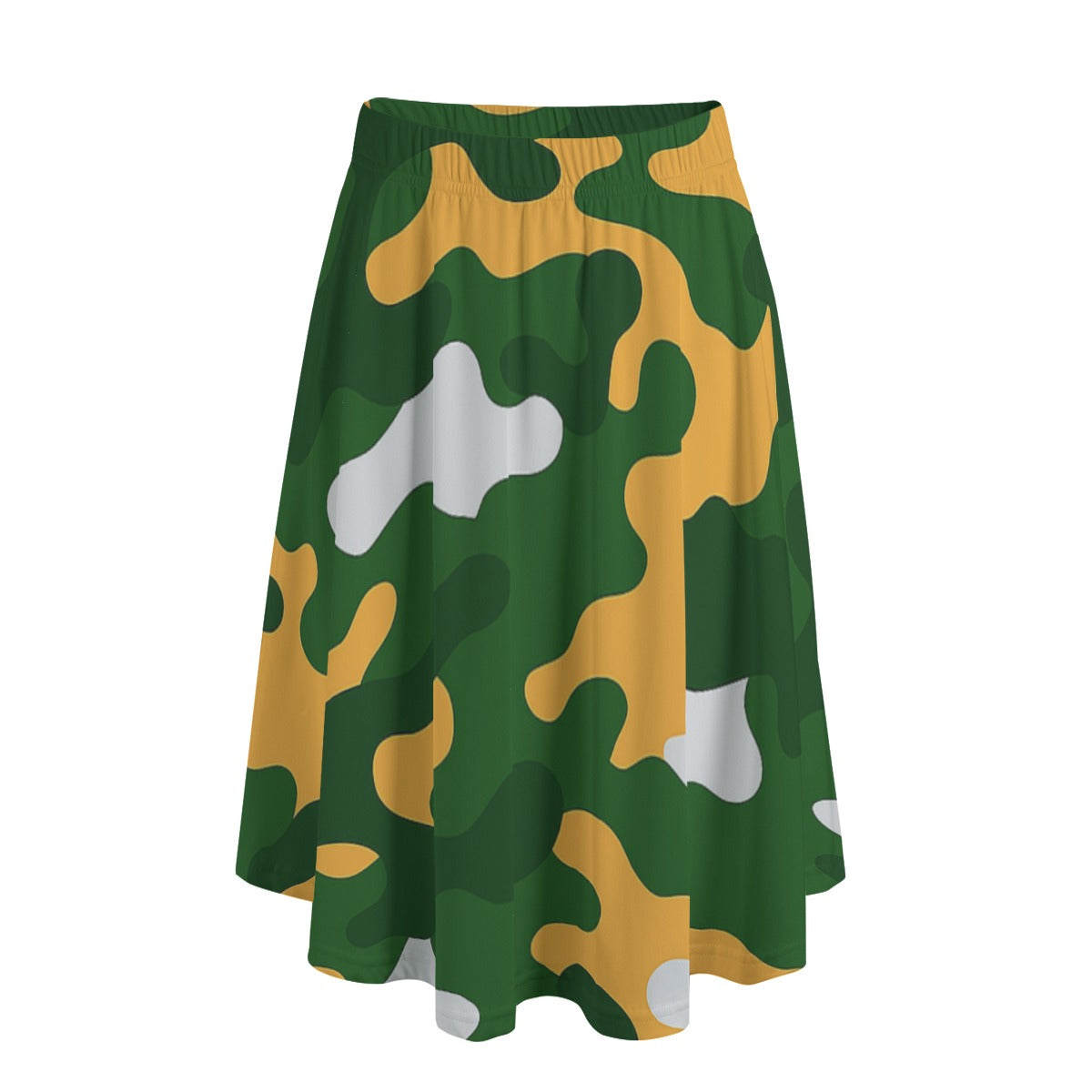 Green Bay Football Game Day All-Over Print Women's Long Maxi Skirt With Pockets