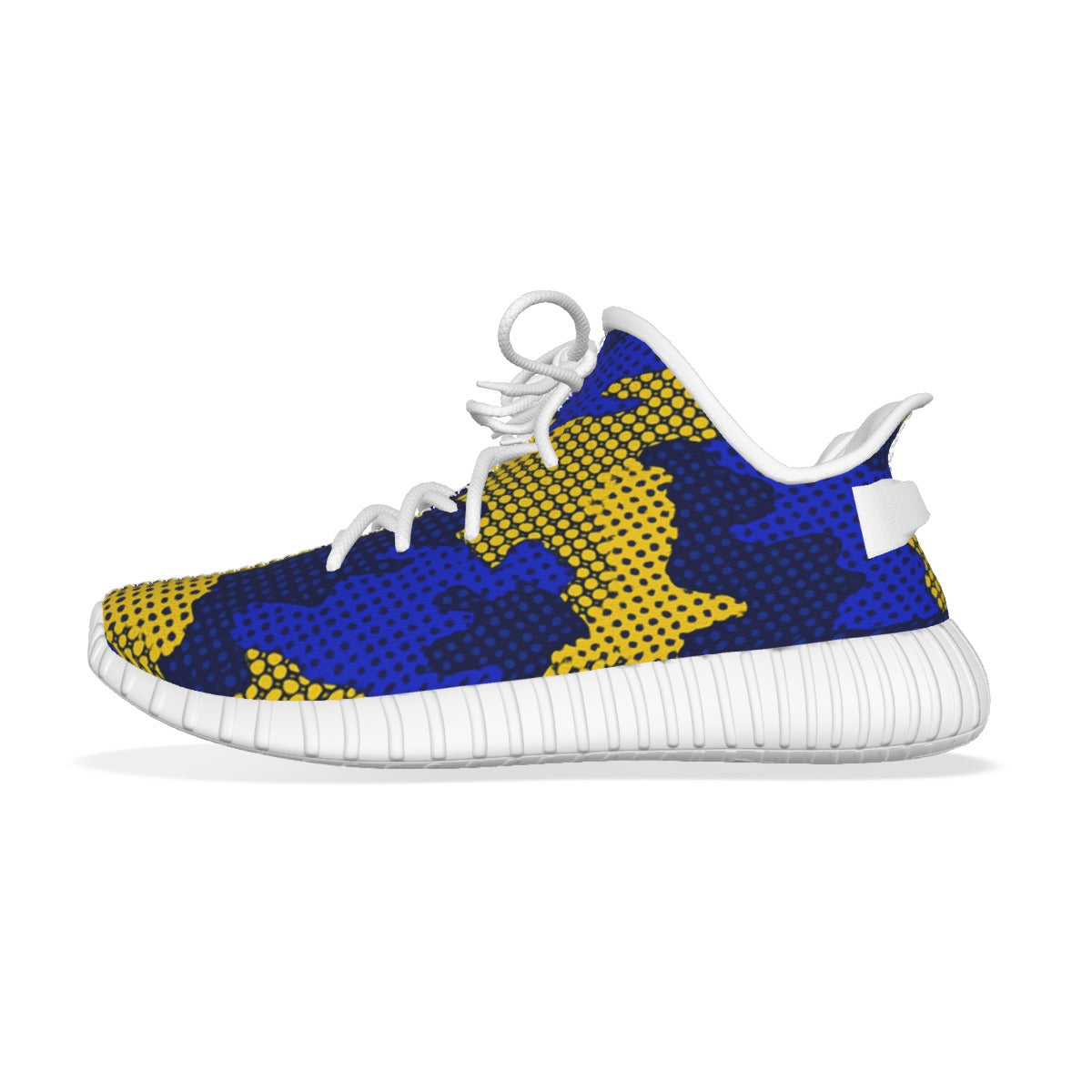 Urban Legend West Virginia Mountaineers Navy Gold White Camo Coconut Sneakers Shoes