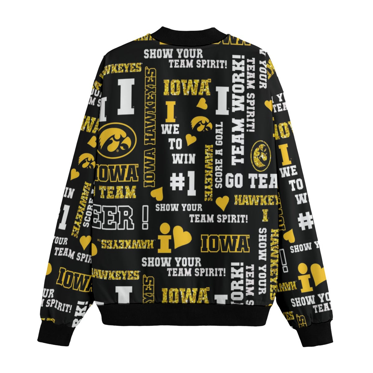 Urban Legend Iowa – Hawkeyes Fleece Bomber Jacket