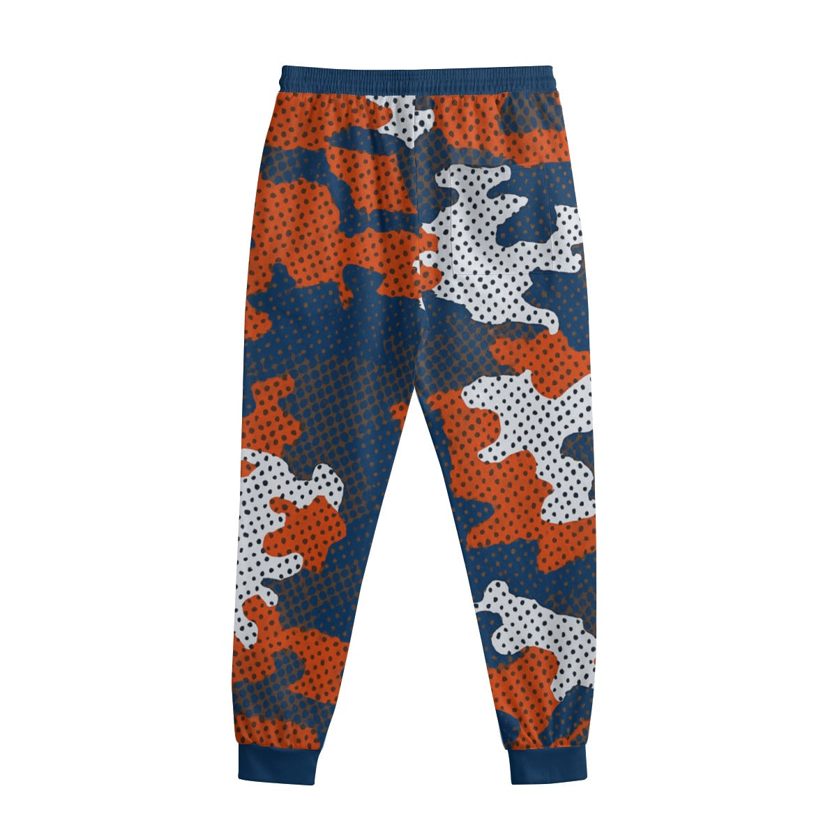 Urban Legend Virginia Navy Orange Camo Sweatpants With Waistband