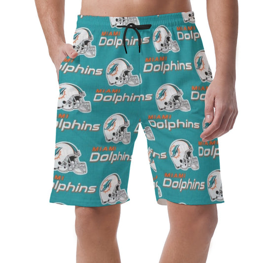Miami Football Game Day All-Over Print Men's Casual Short Pants