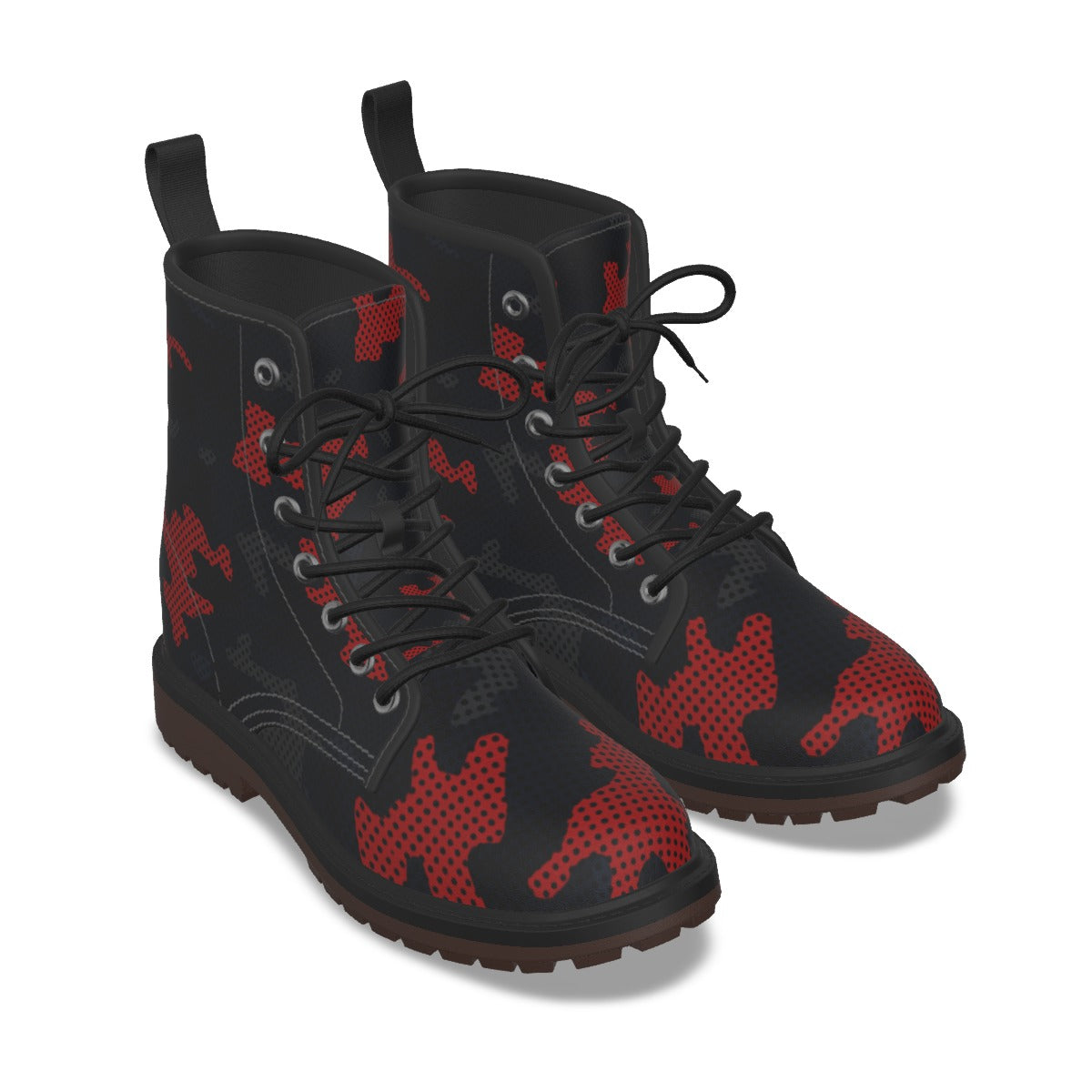 Urban Legend Connecticut Navy and Gray Camo Martin Short Boots