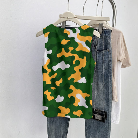 Green Bay Football Game Day All-Over Print Women's sleeveless vest