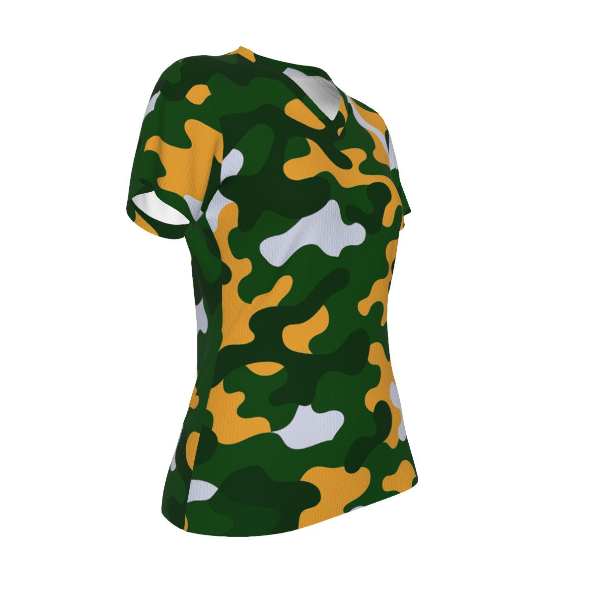 Green Bay Football Game Day All-Over Print Women's V-neck T-shirt