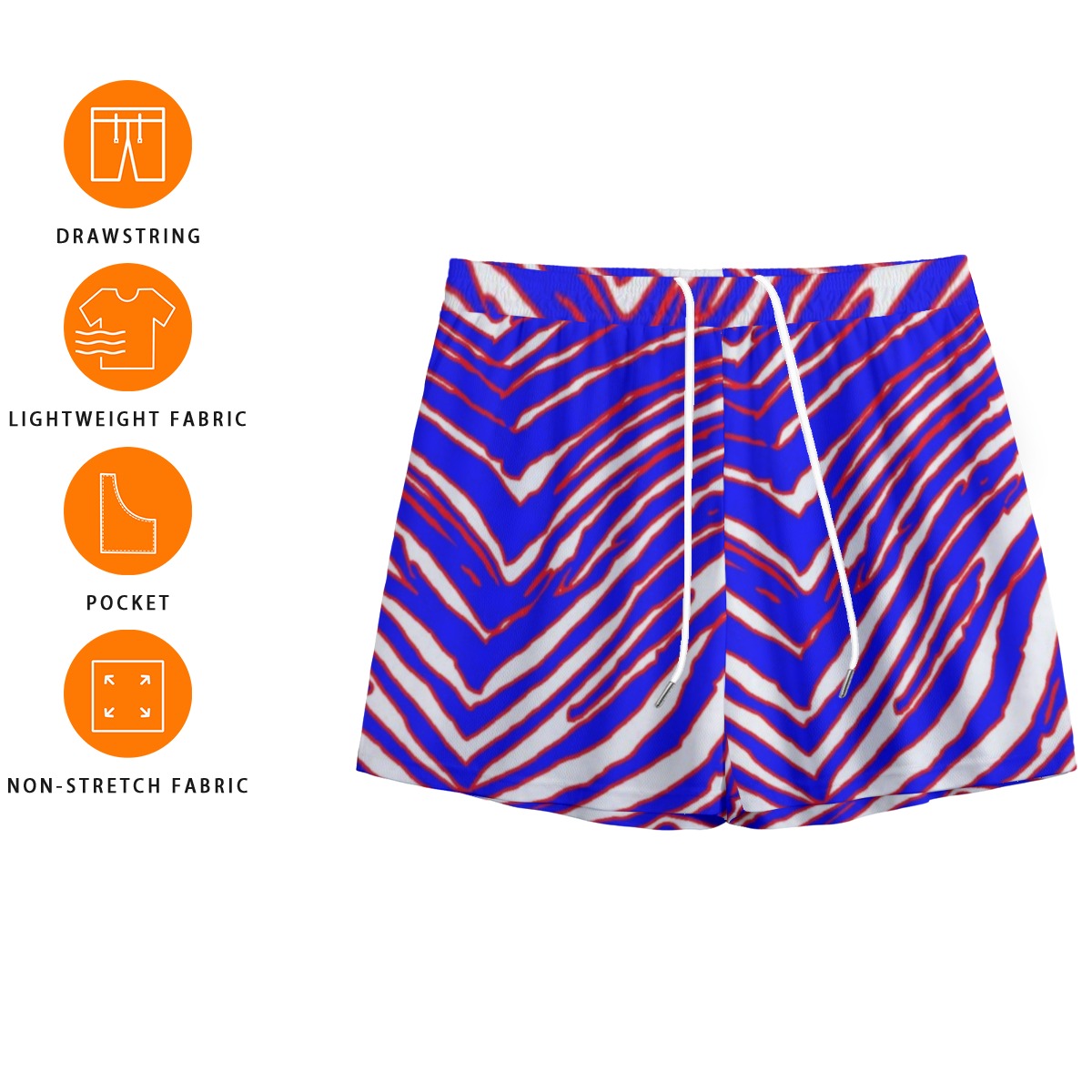 Buffalo Bills Zubaz Men's Mesh Shorts