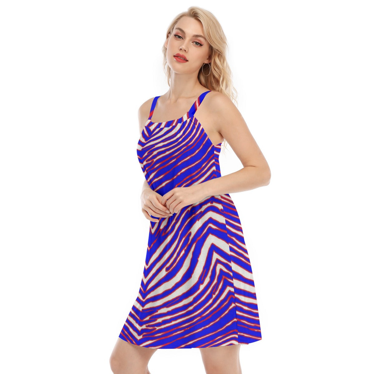 Buffalo Bills Zubaz Women's Sleeveless Cami Dress