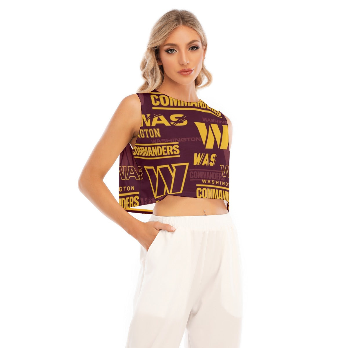 Washington Commanders Women's Sleeveless Cropped Top