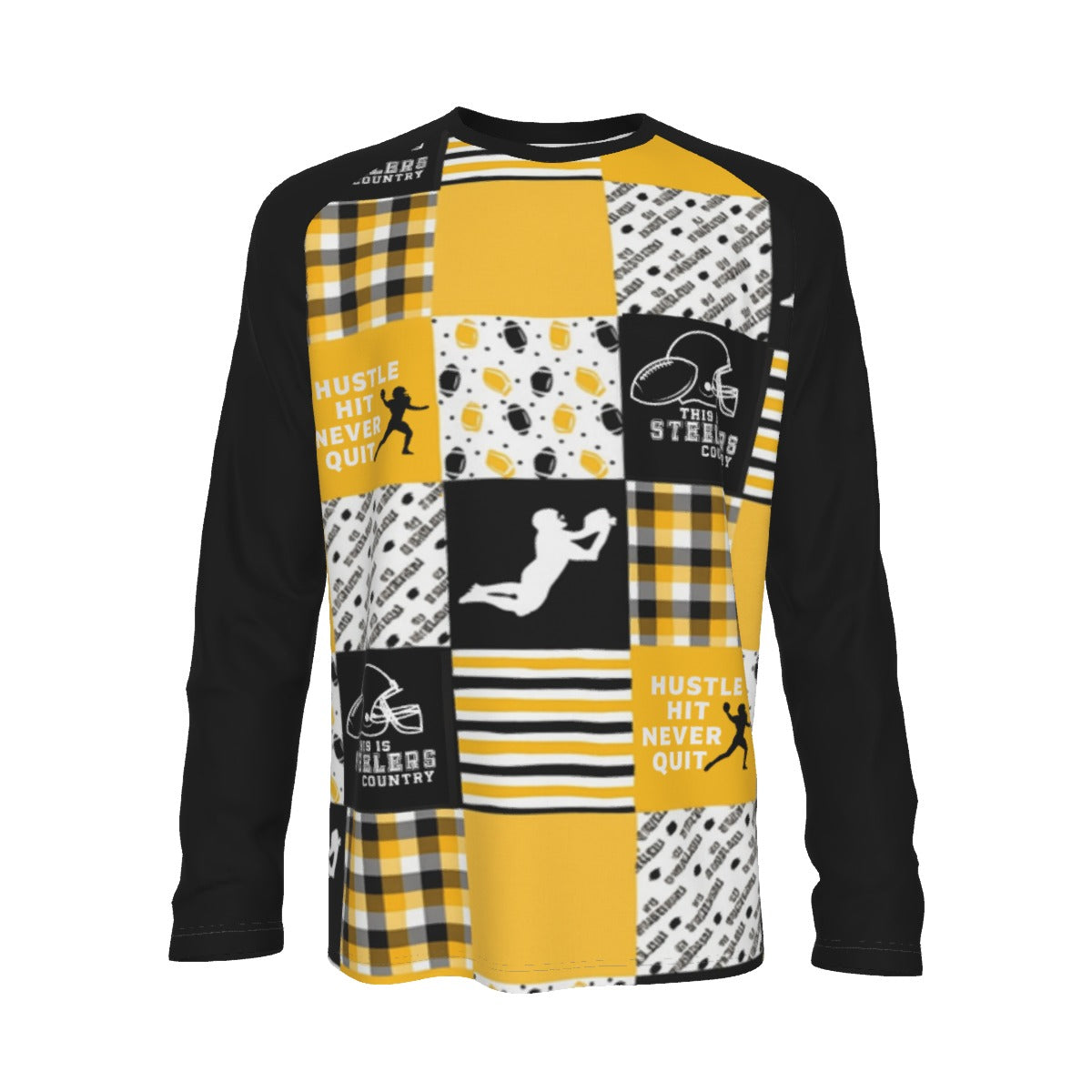 All-Over Print Men's Raglan Long Sleeve T-shirt  | 190GSM Cotton