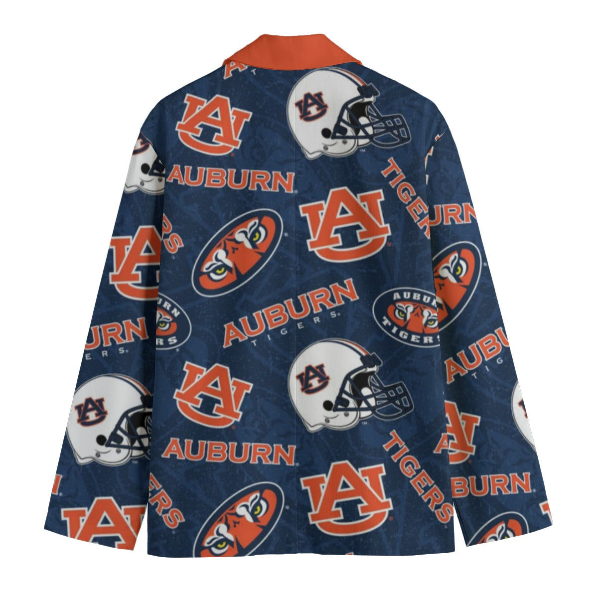 Auburn Tigers game day Flat Lapel Collar Blazer