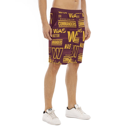 Washington Commanders Men's Flat Shorts