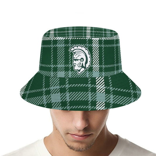 Michigan State Tartan Plad Spartans  Bucket Hat