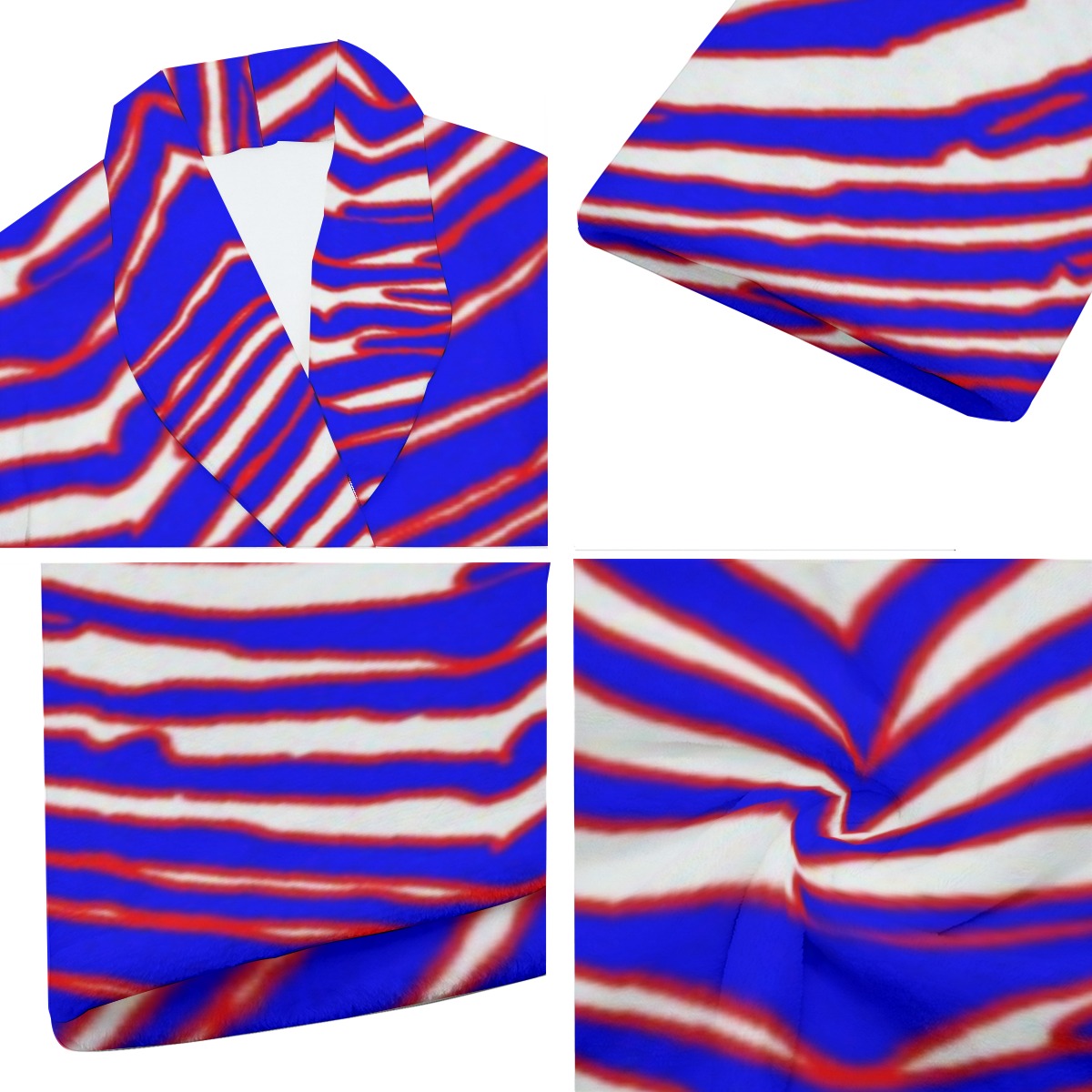 Buffalo Bills Zubaz Men's Borg Fleece Robe
