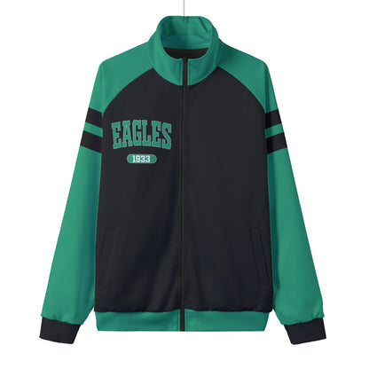 Philadelphia Football Game Day All-Over Print Unisex Stand Collar Black Lining Jacket