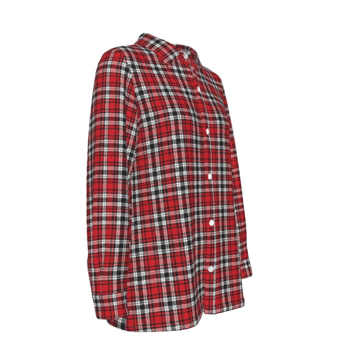 Louisville Tartan Plaid Cardinals Women's Elastic-Back Shirt