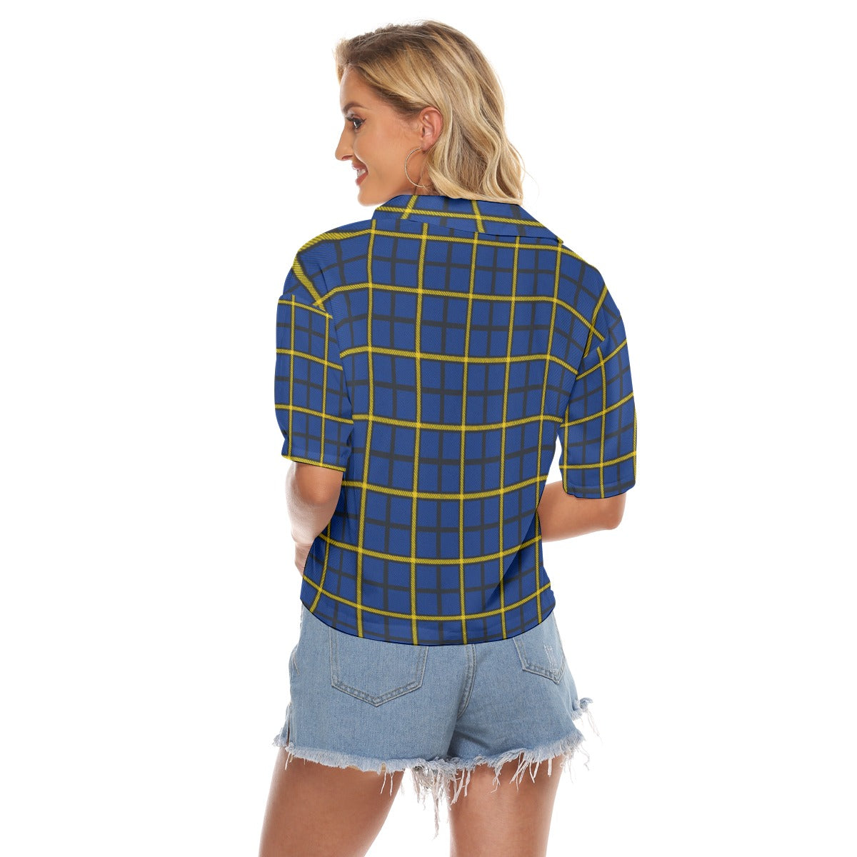 Pittsburgh Tartan Plaid Panthers  Women's V-neck Shirts