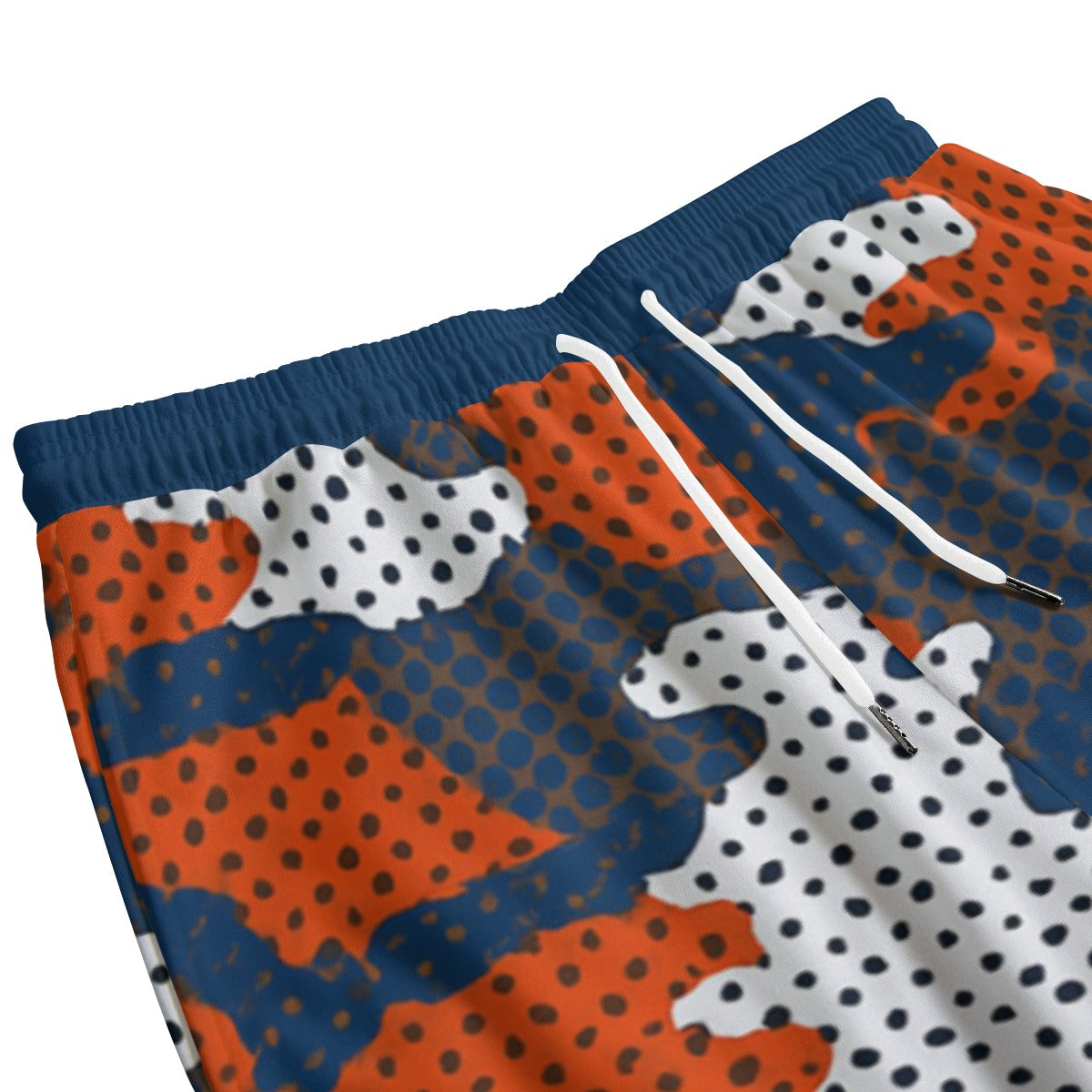 Urban Legend Virginia Navy Orange Camo Sweatpants With Waistband