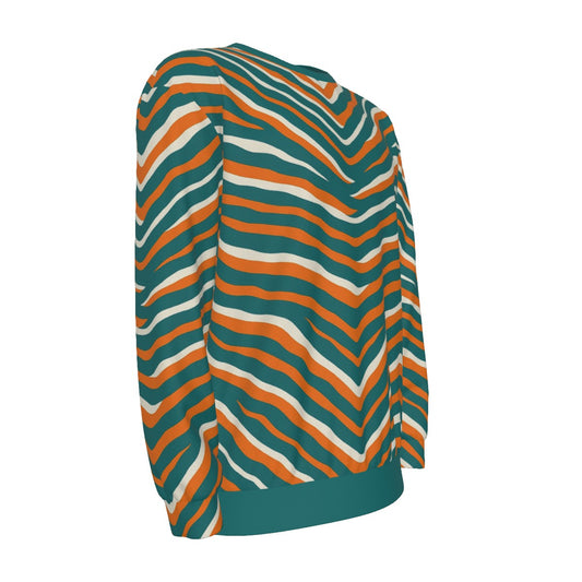 Miami Football Game Day All-Over Print Men's long Sleeve T-Shirt With Dropped Shoulders  | Interlock