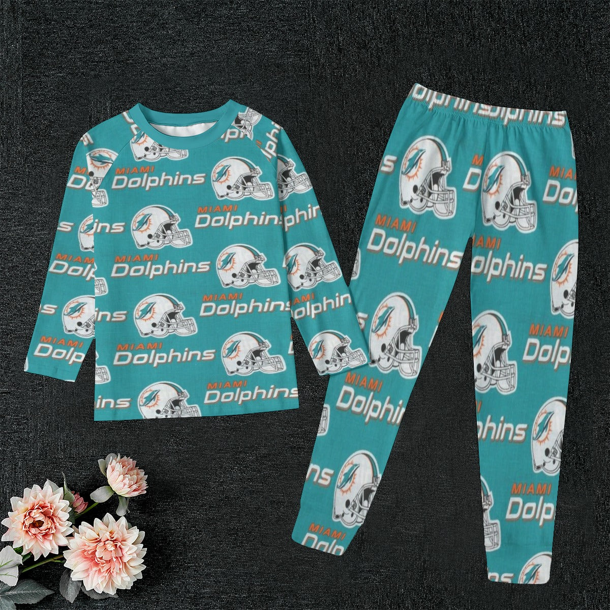 Miami Football Game Day All-Over Print Kid's Sleep Pajamas