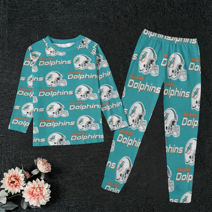 Miami Football Game Day All-Over Print Kid's Sleep Pajamas