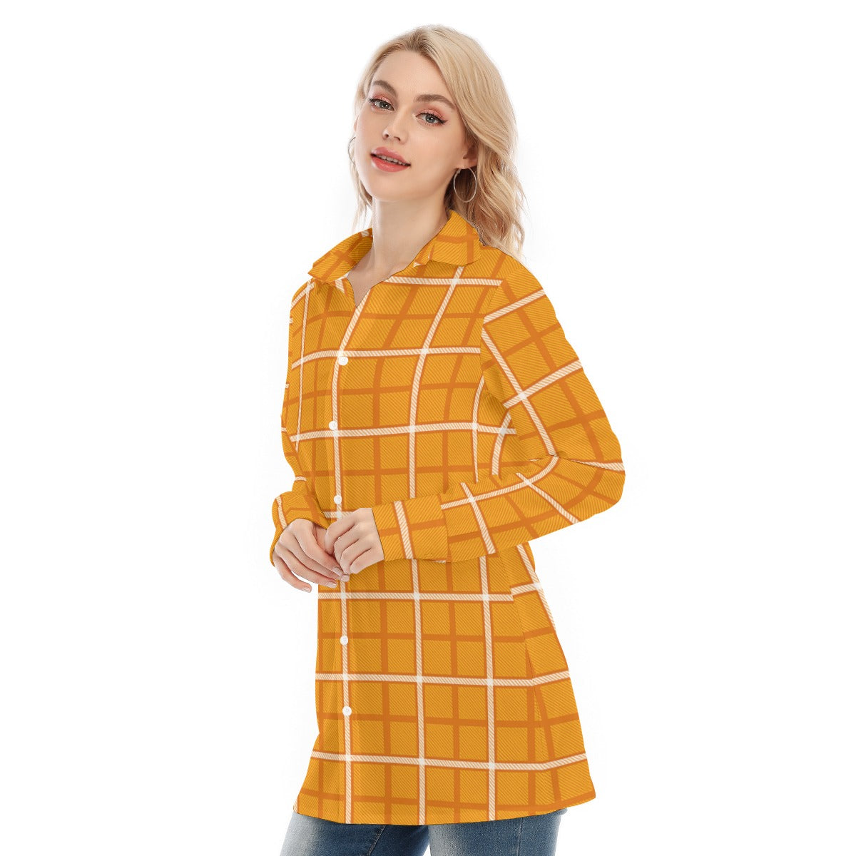 Tennessee Tartan Plaid Volunteers Women's Long Shirt