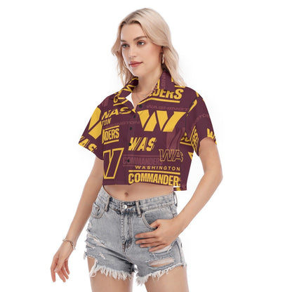 Washington Commanders Women's Cropped Shirt