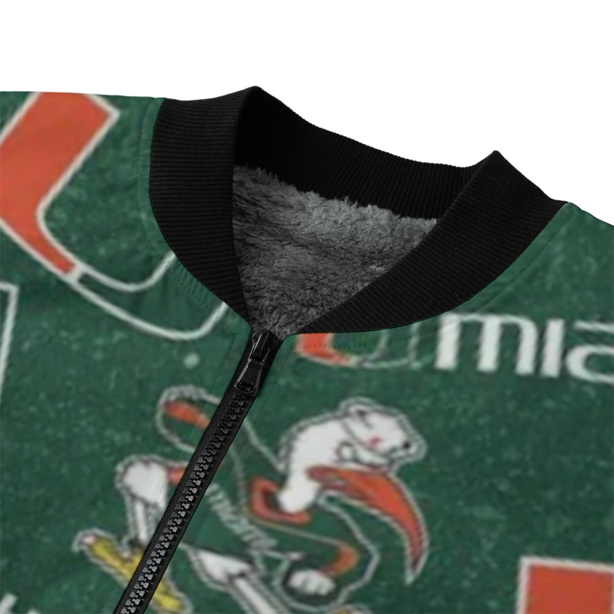 Urban Legend Miami – Hurricanes Fleece Bomber Jacket