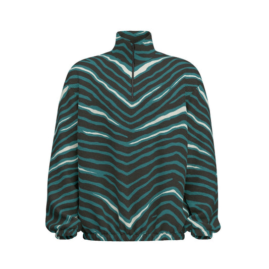 Philadelphia Football Game Day All-Over Print Unisex Turtleneck Zippered Sweatshirt