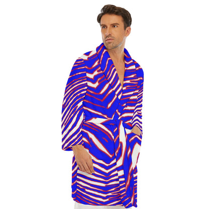 Buffalo Bills Zubaz Men's Borg Fleece Robe