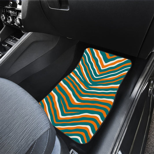 Miami Football Game Day Front row car mats (2pcs)