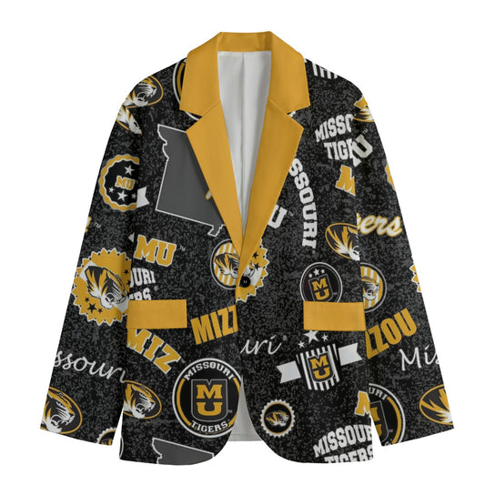 Missouri - Tigers Suit Flat Lapel Collar Blazer