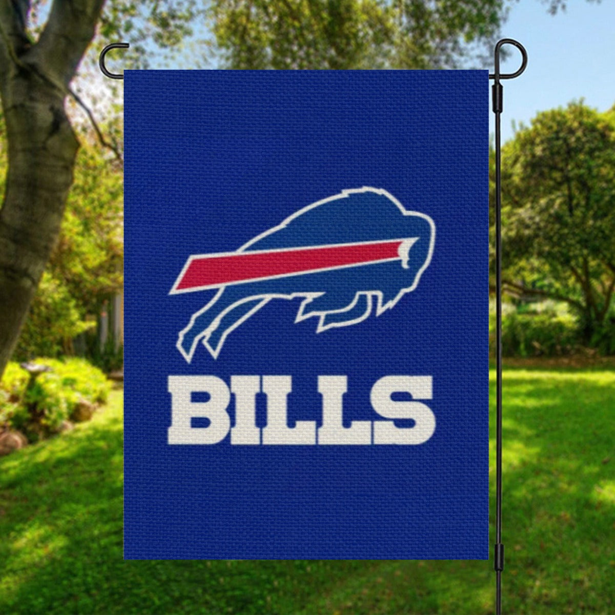 Buffalo Bills Zubaz Garden Flag