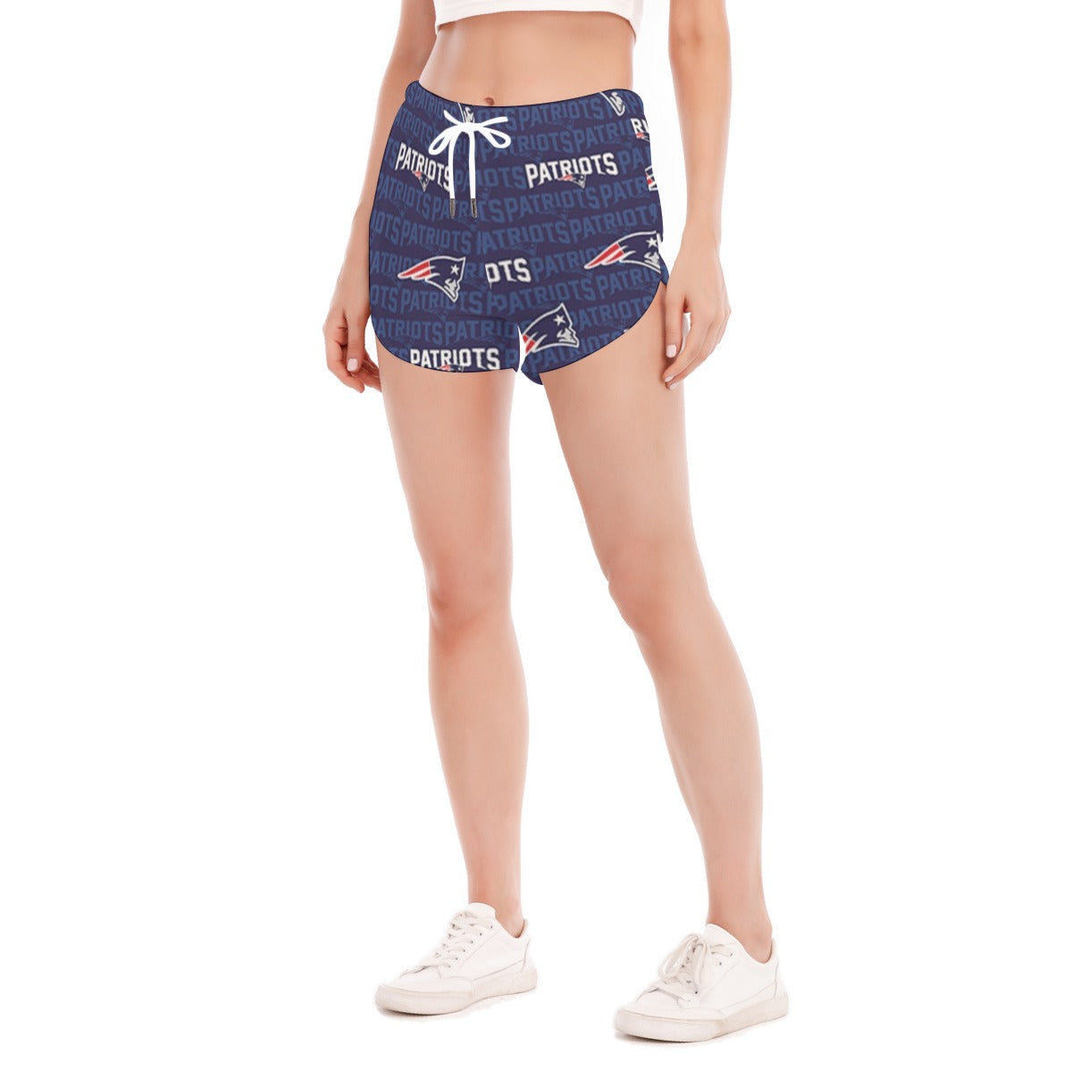 New England Football Game Day All-Over Print Women's Side Split Running Pants
