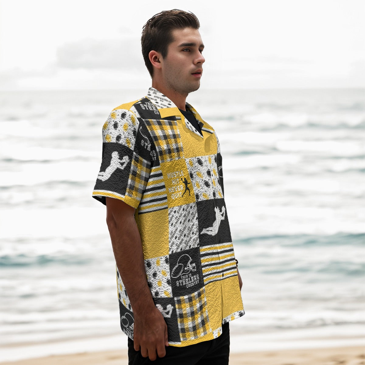 All-Over Print Men's Fashion Short Sleeve Shirt