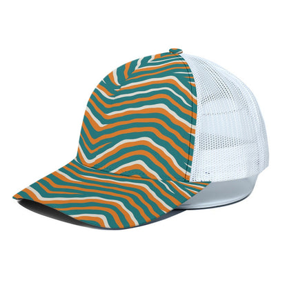 Miami Football Game Day Unisex Trucker Hat With White Half-mesh