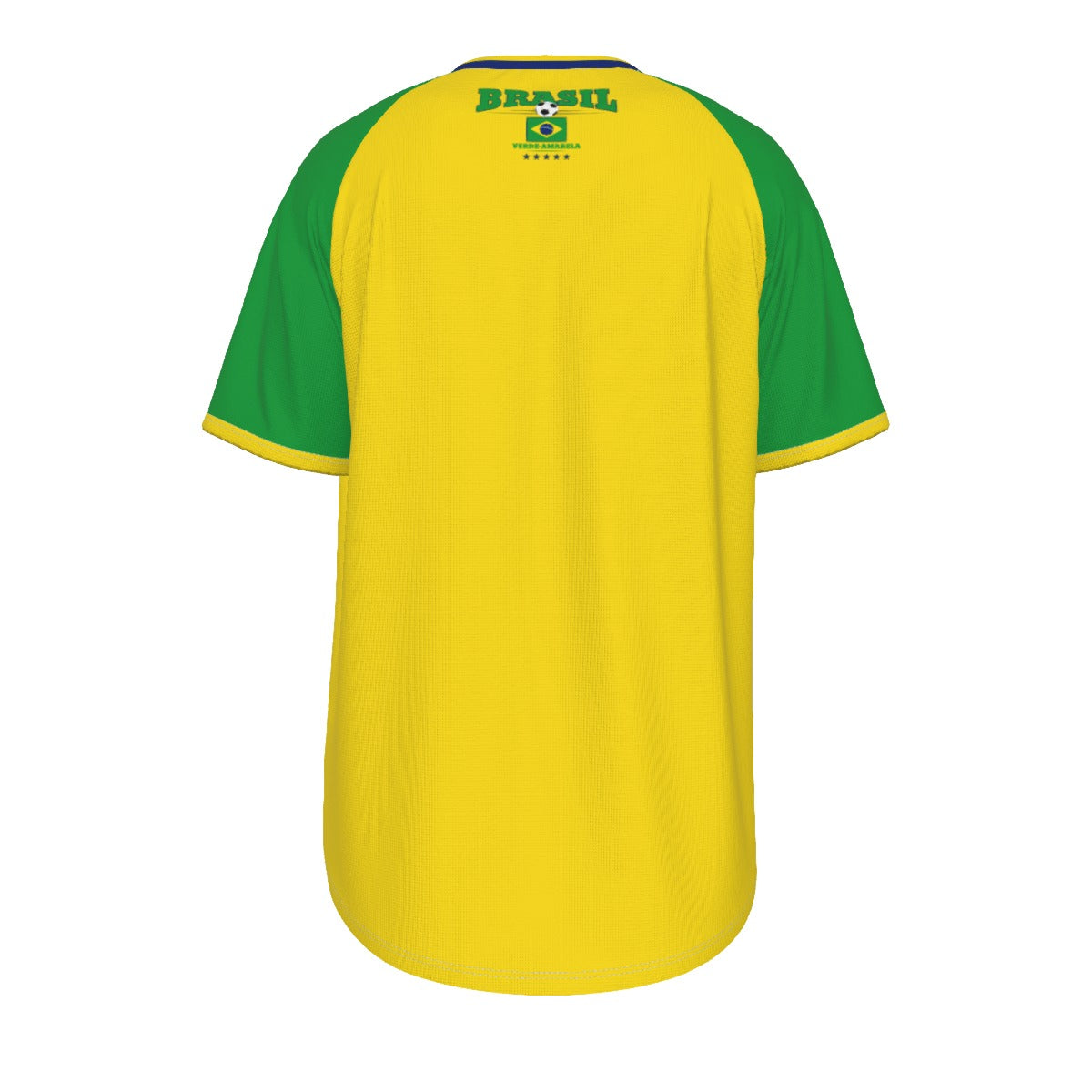 Urban Legend Brasil Verde e Amarelo Classic Football T-Shirt