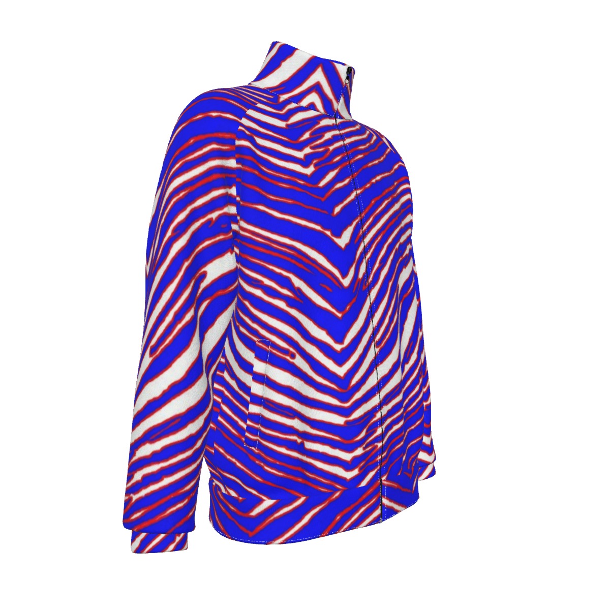 Buffalo Bills Zubaz Men's Stand Collar Jacket