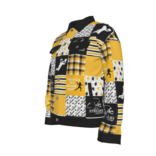 All-Over Print Unisex Lapel Jacket | 245GSM Cotton
