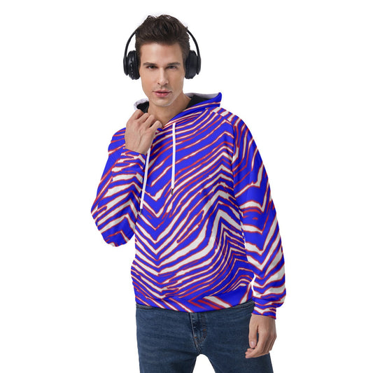 Buffalo Bills Zubaz Men's Raglan Pullover Hoodie