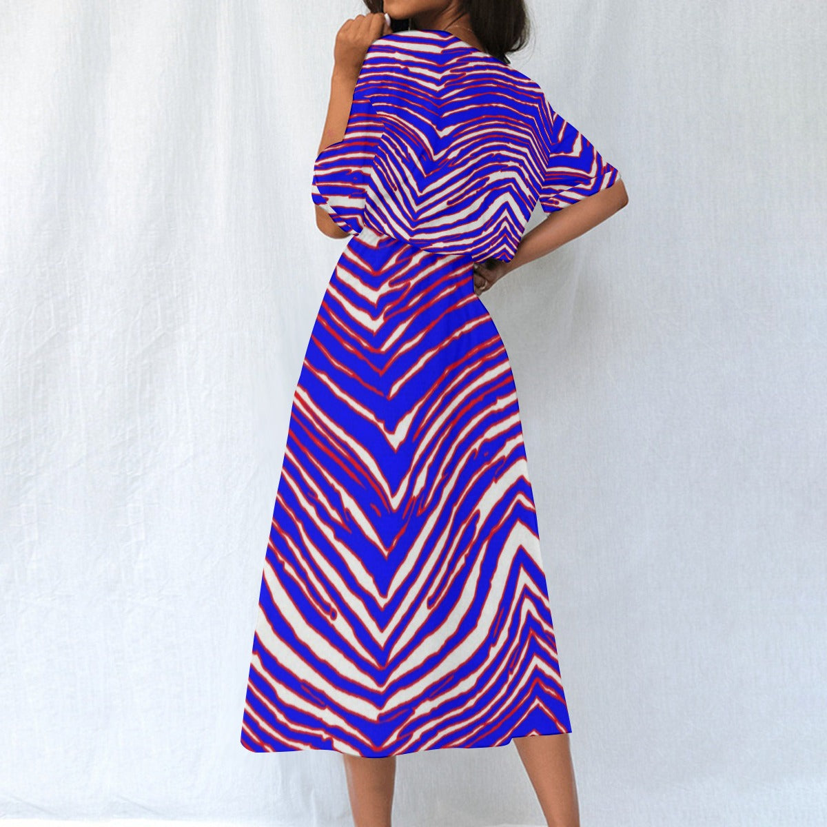 Buffalo Bills Zubaz Women's Elastic Waist Dress
