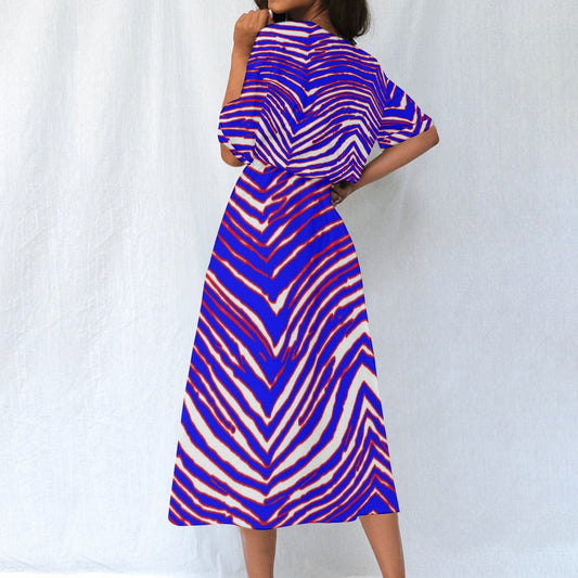 Buffalo Bills Zubaz Women's Elastic Waist Dress