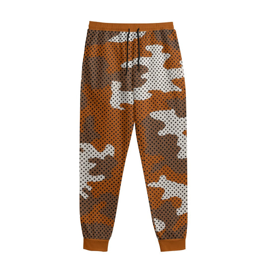 Urban Legend Texas  Burnt Orange White Camo Sweatpants With Waistband